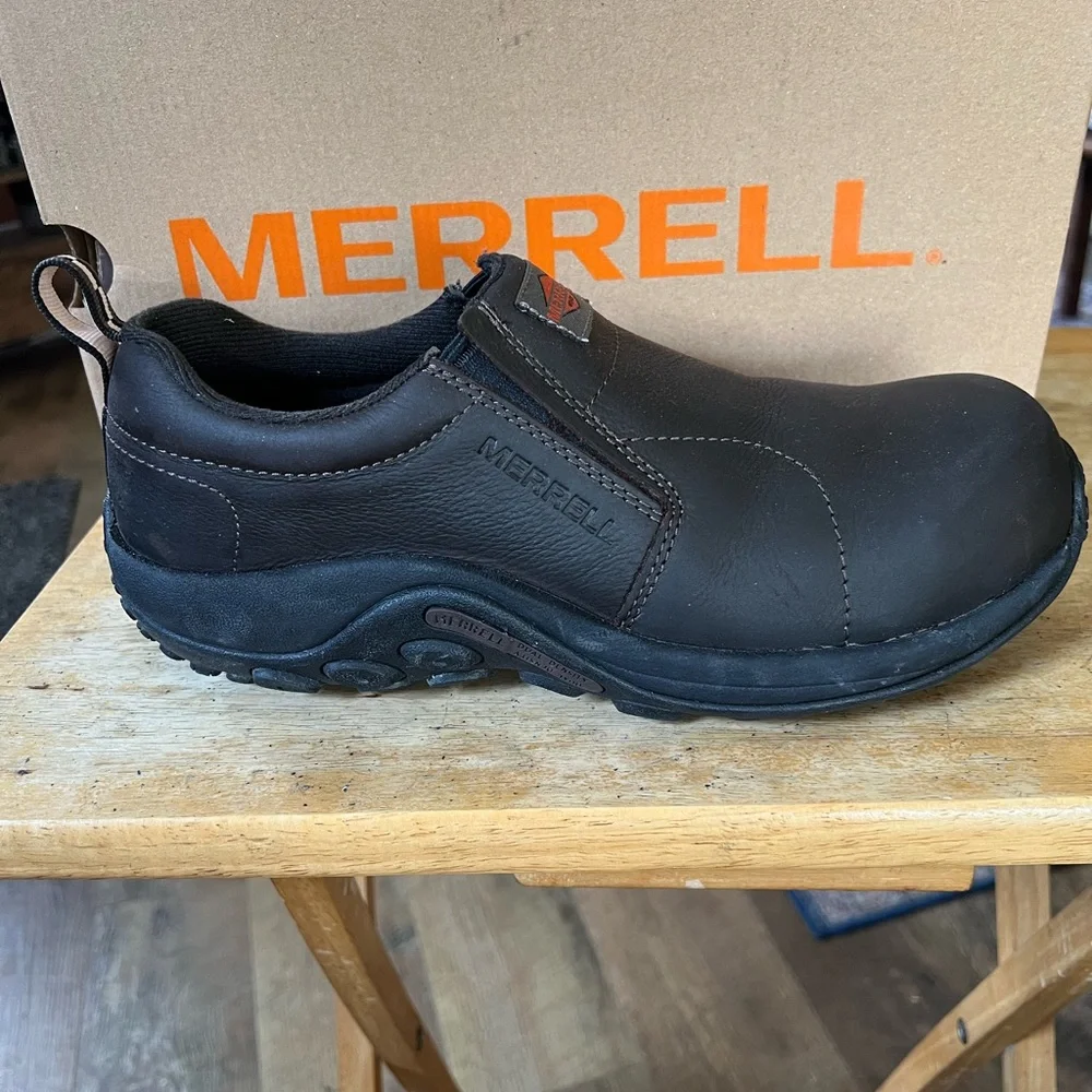 Women's Jungle Moc Leather Comp Toe Work Shoe Size 9USA NIB - Picture 3 of 6